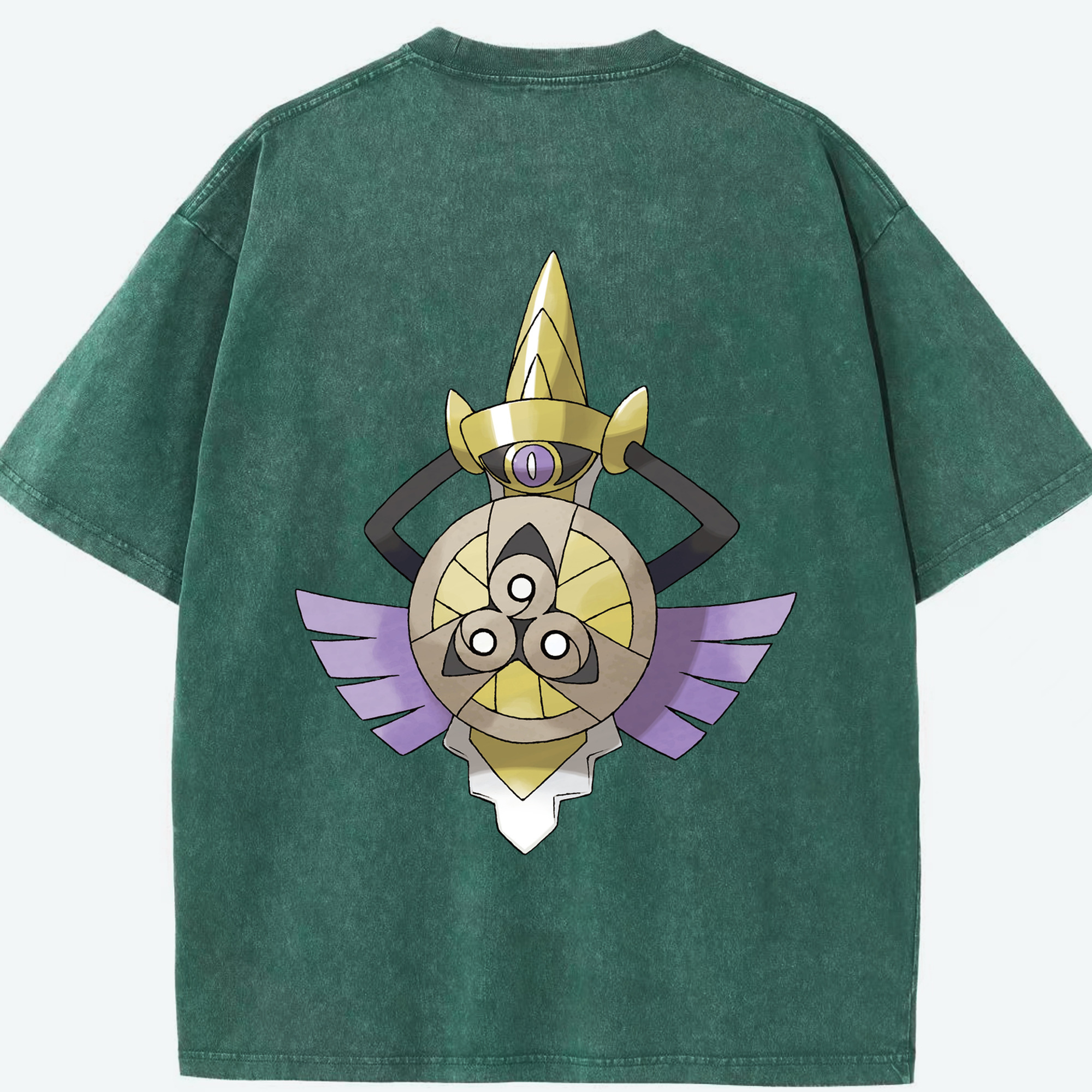 （画像用） ポケットモンスター Pokémon 綿100% ヴィンテージ風 半袖Tシャツ（背面プリント）